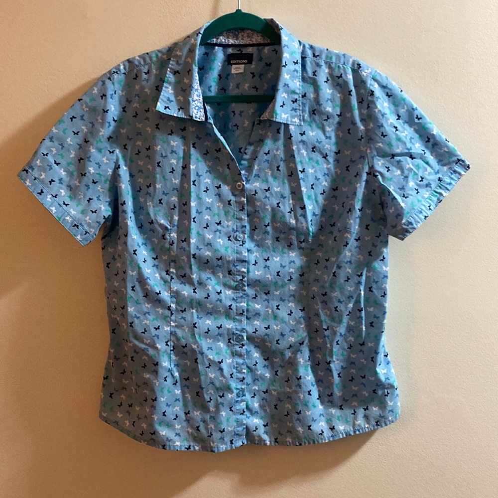 Basic Editions Blouse Size XXL